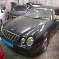 Mercedes clk cabri bleu 3