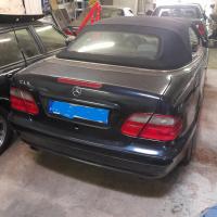 Mercedes clk cabri bleu 5