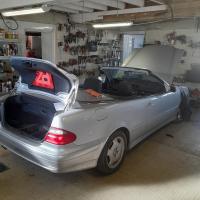 Mercedes clk cabri grise 2